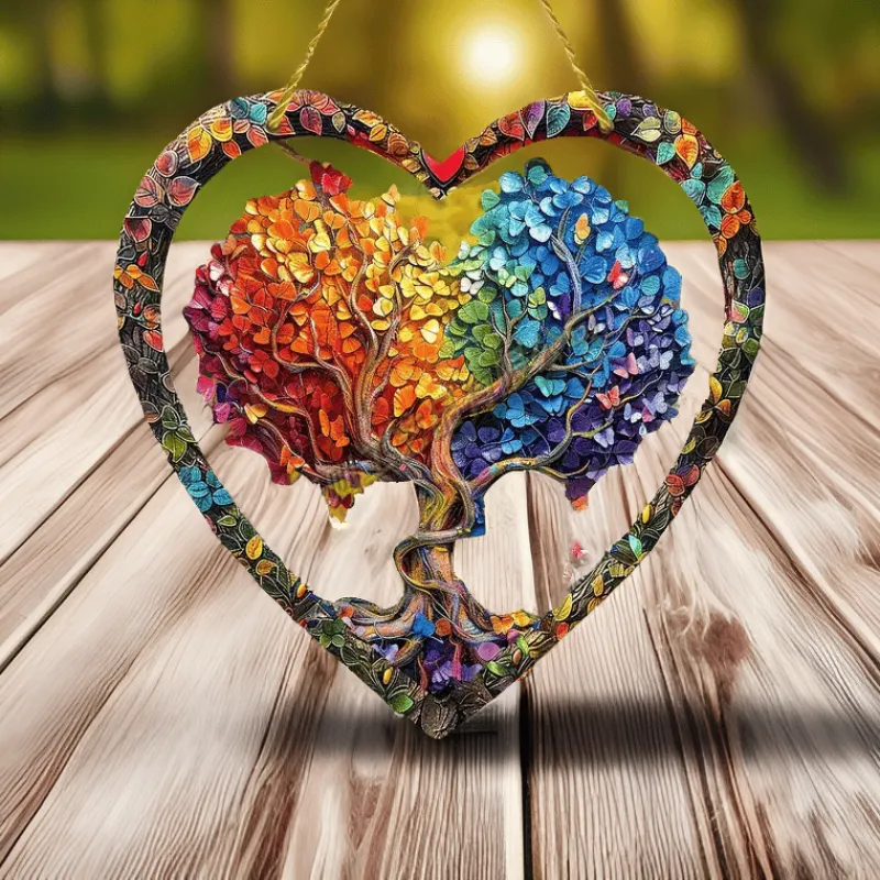 ❤️Wrapped in Love Tree of Life Suncatcher🌲
