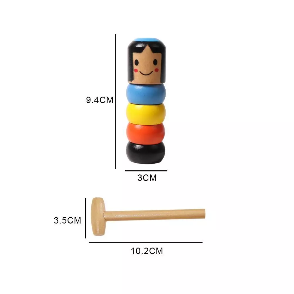 🤣The Magic Wooden Man Who Can't Be Broken Up