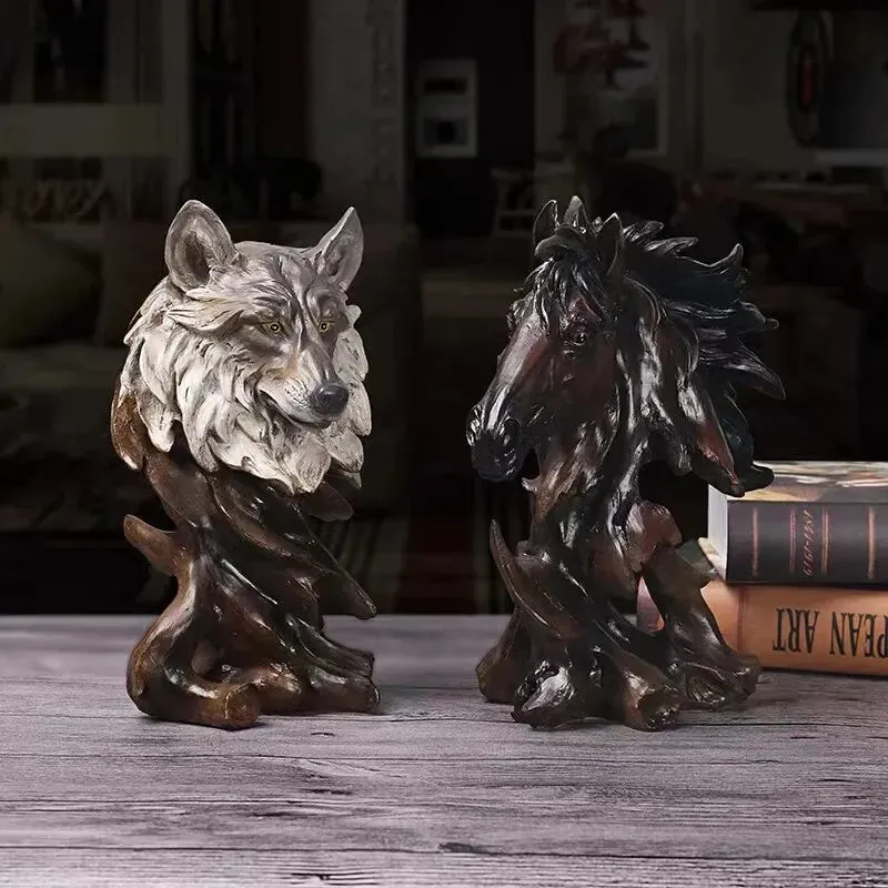 🔥Hot Sale-🎇Exquisite Wooden Animal Sculpture🌟