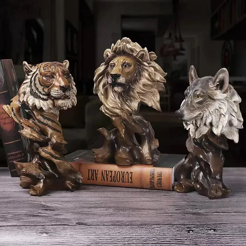 🔥Hot Sale-🎇Exquisite Wooden Animal Sculpture🌟