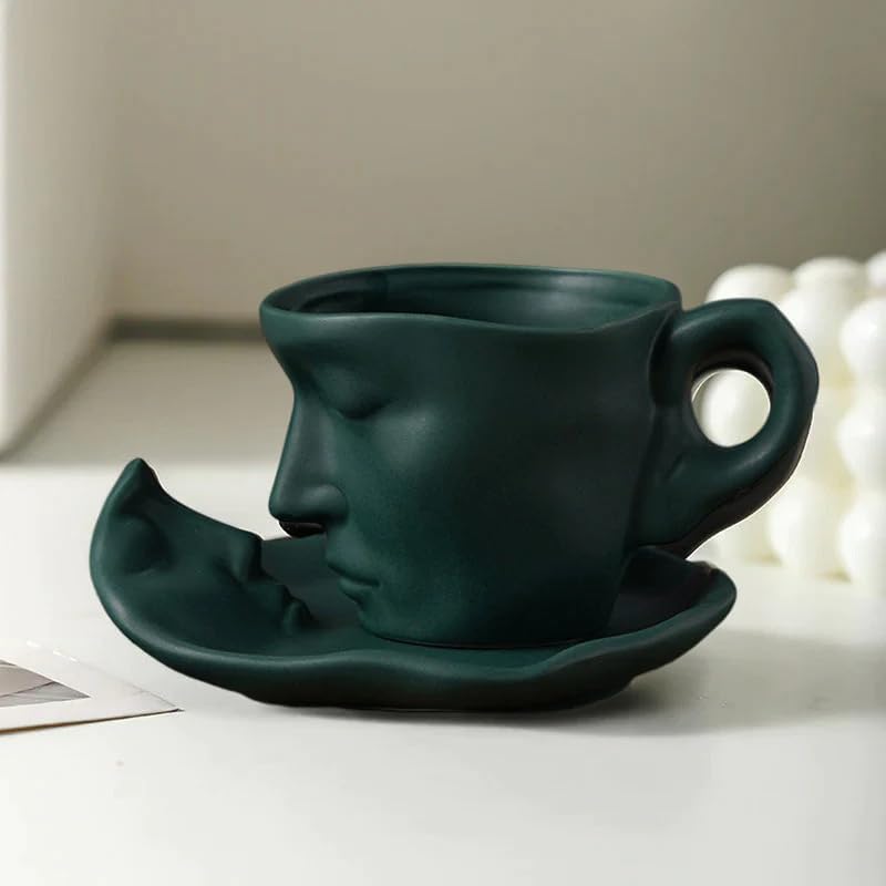 Ceramic Touching Face Creative Ceramic Kiss Mug