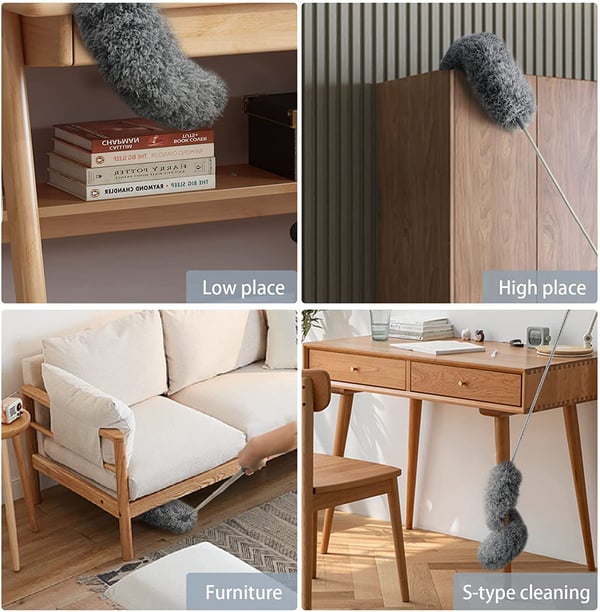 🔥Clearance Sale-49% OFF🔥🔥Retractable Washable Curved Microfiber Duster