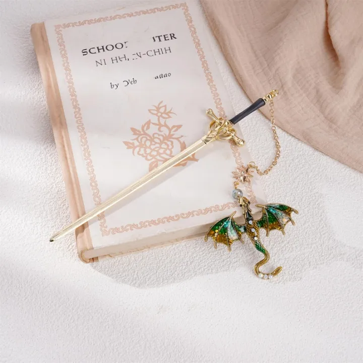🔥Hot Sale 50% OFF🔥Dragon Sword Metal Bookmark⚔️