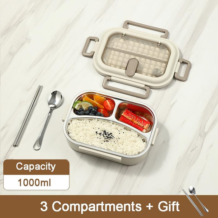🔥New Year's Day Hot Sale 50% OFF🔥Microwaveable Stainless Steel Insulated Bento Box