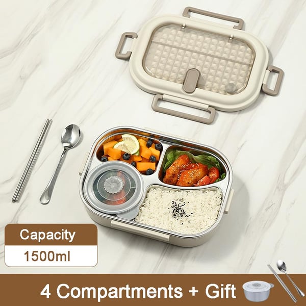 🔥New Year's Day Hot Sale 50% OFF🔥Microwaveable Stainless Steel Insulated Bento Box