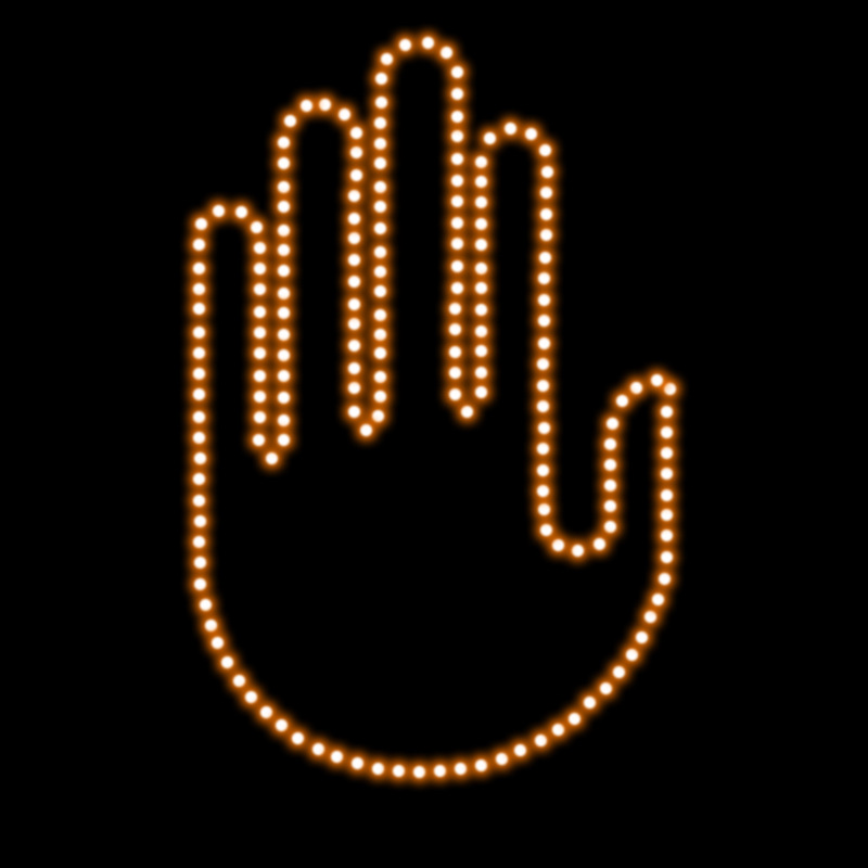 🤟Car Gesture Light