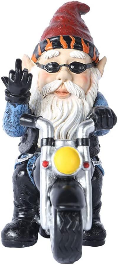 😂Middle Finger Dwarf Motorcycle