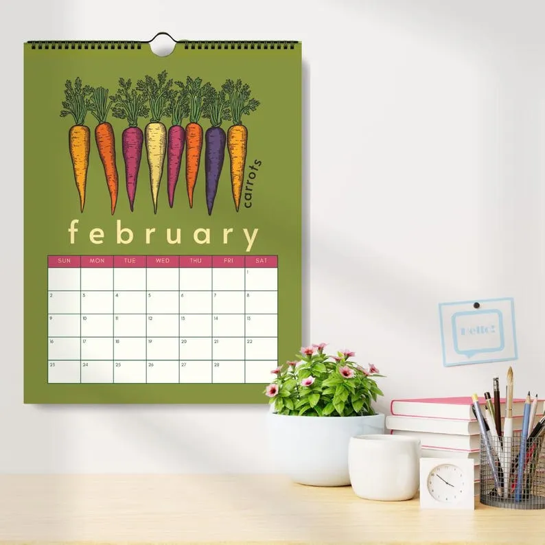 🥕2025 Calendar : Seasonal Produce
