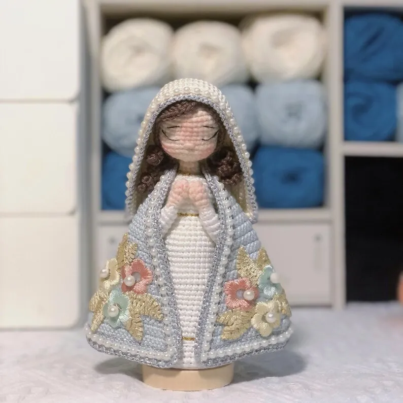 🎁💖Holy Family Crochet Doll