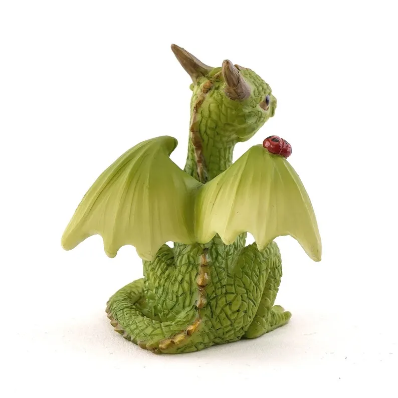 🔥🔥2025 Mother's Day Gift 50% Off--Miniature Green Dragon Reading on Giant Book Figurine