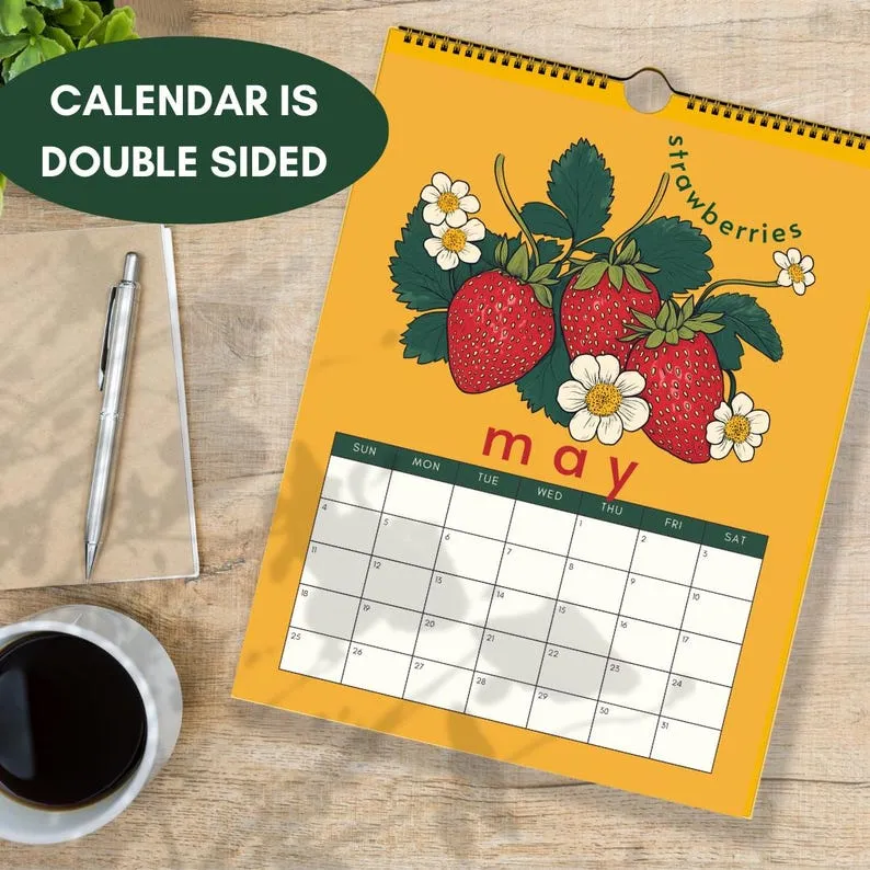 🥕2025 Calendar : Seasonal Produce