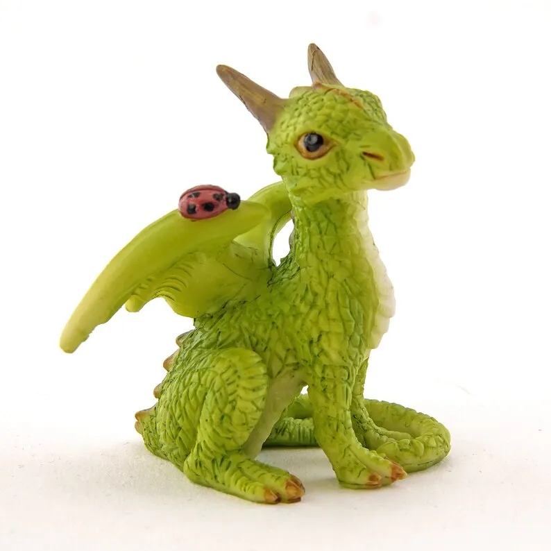 🔥🔥2025 Mother's Day Gift 50% Off--Miniature Green Dragon Reading on Giant Book Figurine