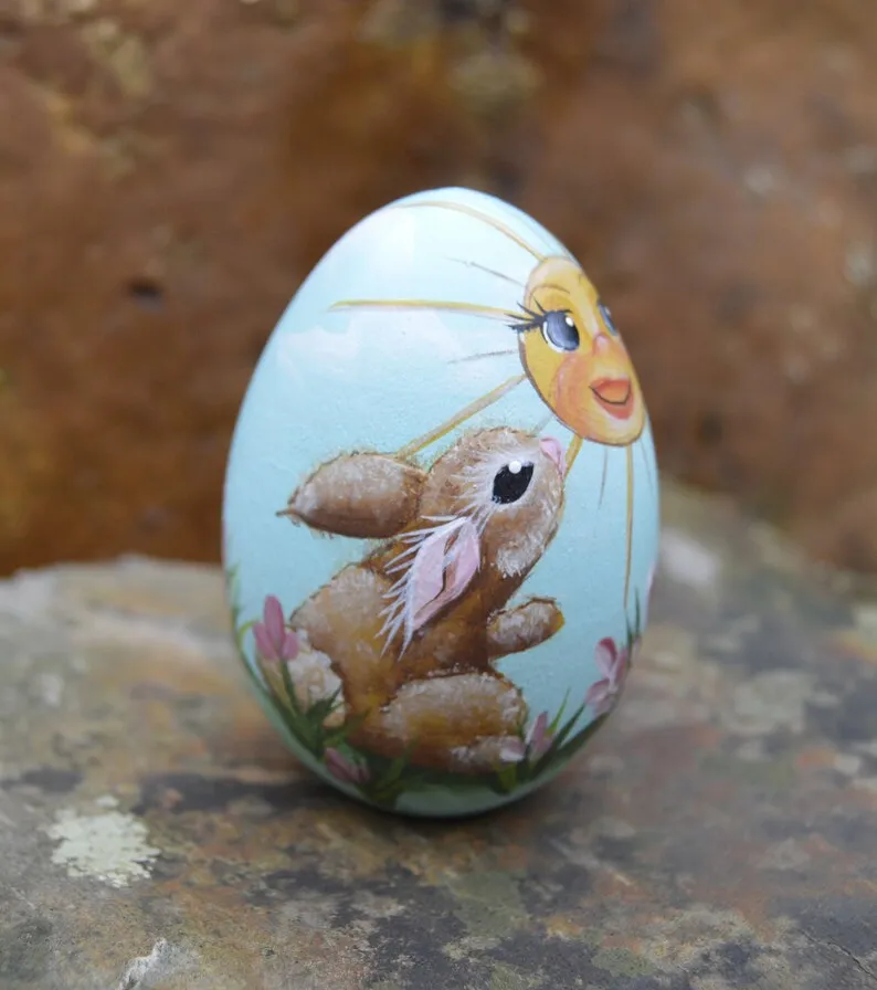 🔥🔥2025 Easter Gift 50% Off--Wooden Easter Egg