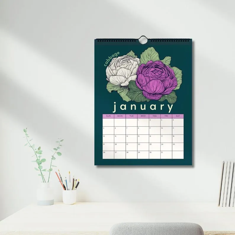 🥕2025 Calendar : Seasonal Produce