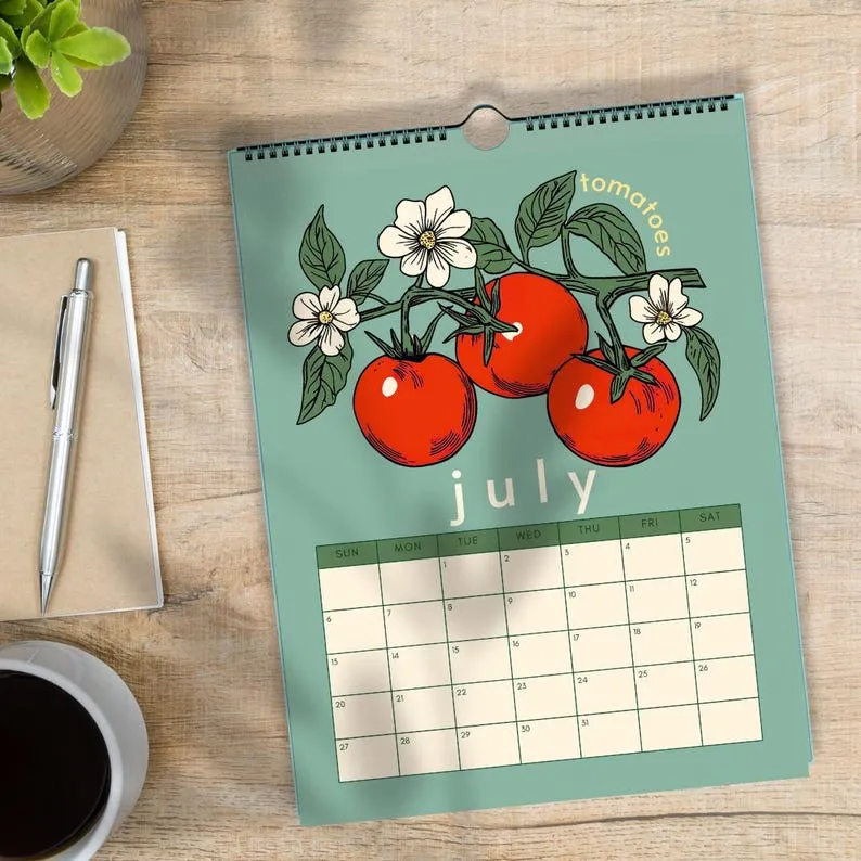 🥕2025 Calendar : Seasonal Produce
