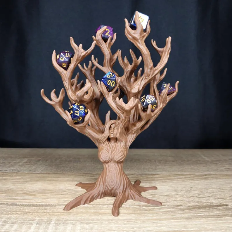 Dice Holder Tree Goddess - Dice Tray RPG Game Accessory