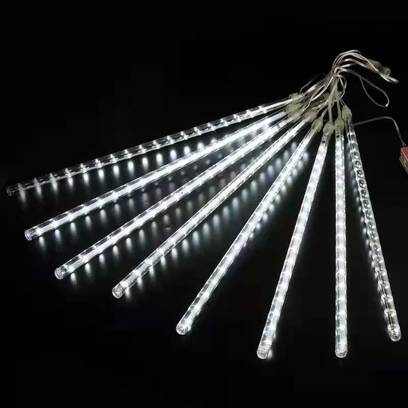 🔥New Year‘s Day Hot Sale 50% OFF Now🔥Rainbow LED Meteor Shower Rain Lights