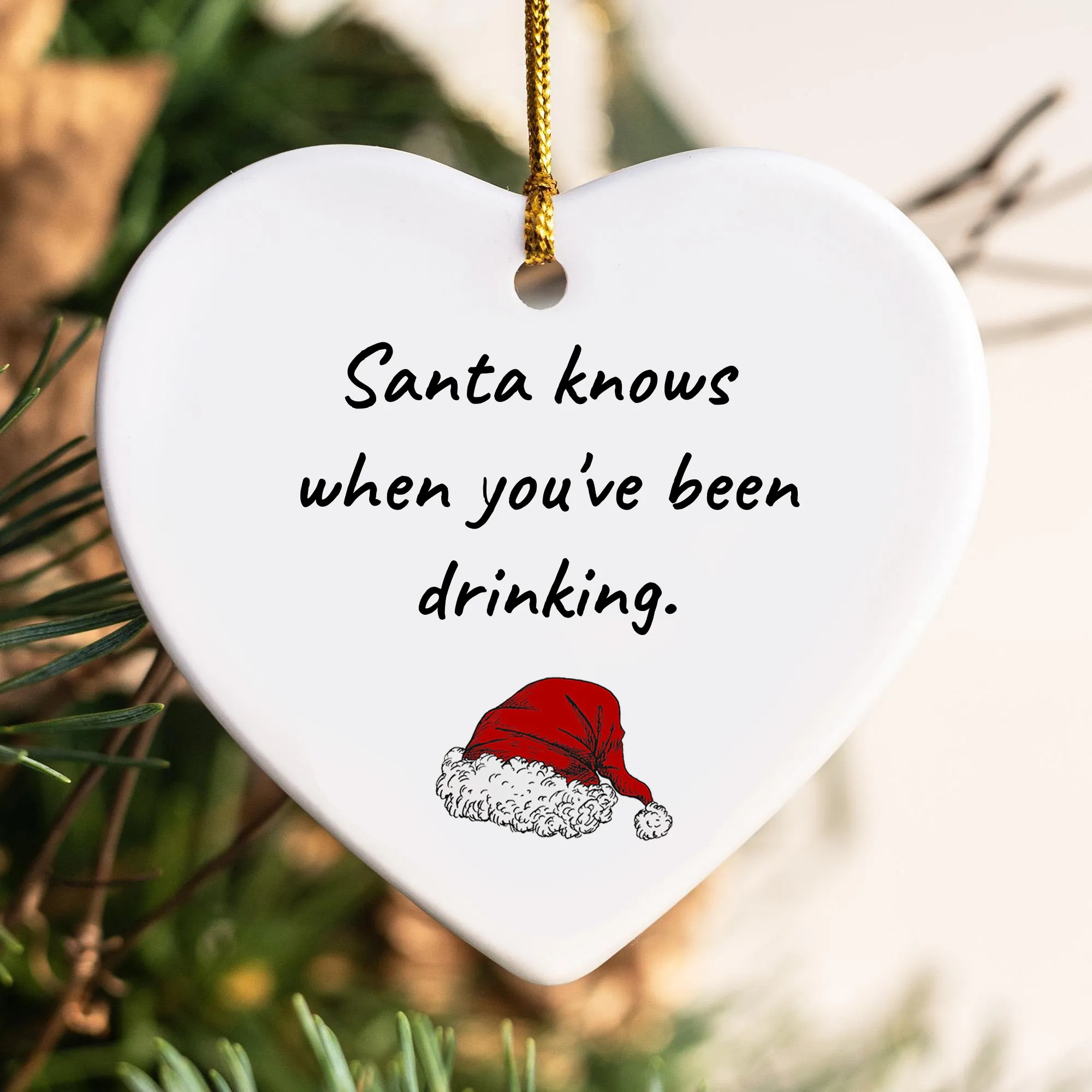 🌲Christmas Funny Heart Shaped Ornament