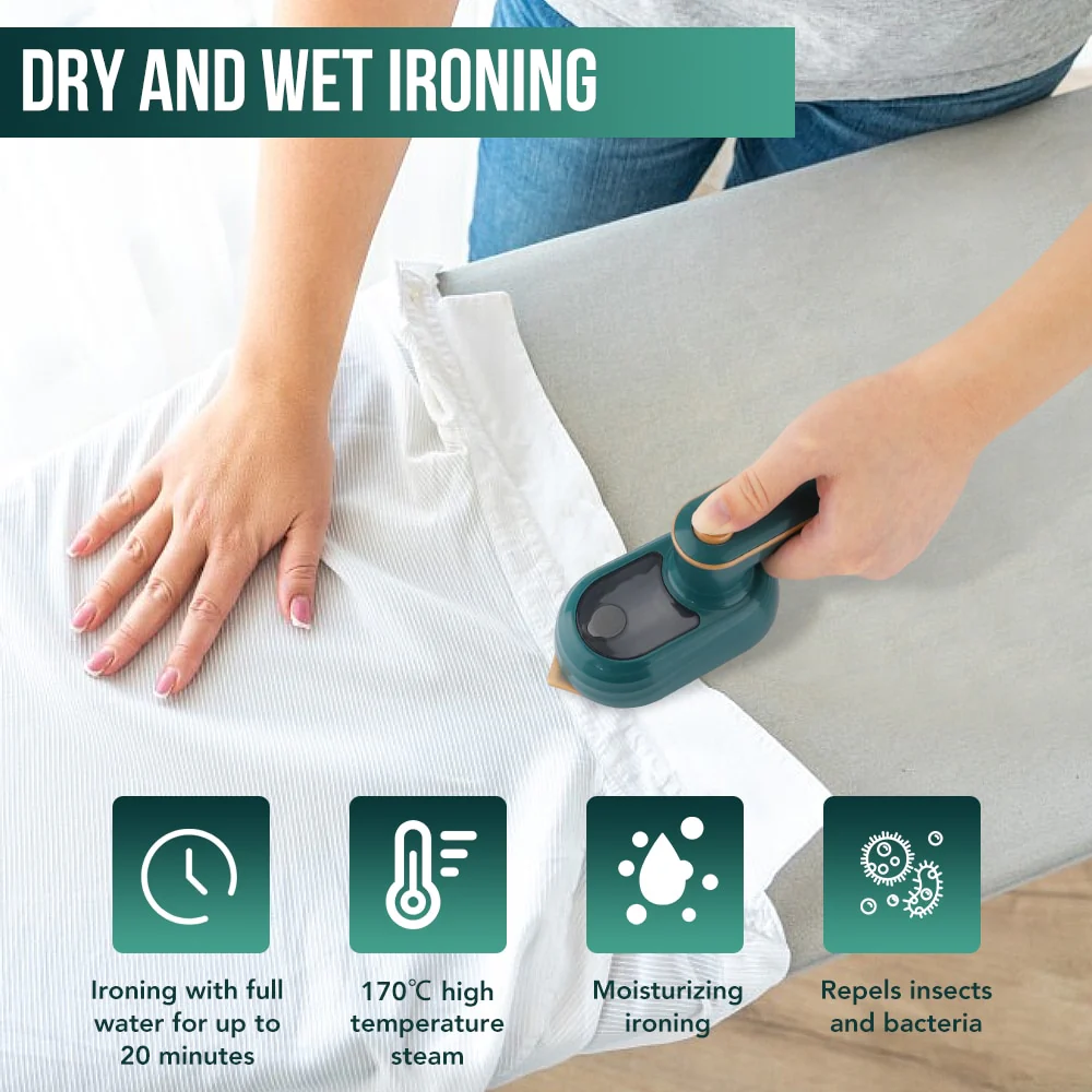 Portable Handheld Garment Mini Electric Iron