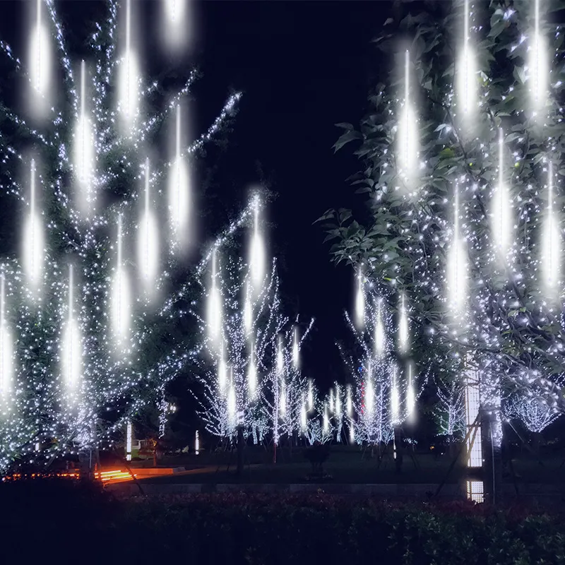 🔥New Year‘s Day Hot Sale 50% OFF Now🔥Rainbow LED Meteor Shower Rain Lights