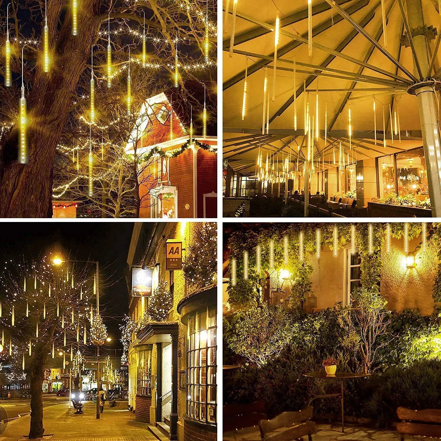 🔥New Year‘s Day Hot Sale 50% OFF Now🔥Rainbow LED Meteor Shower Rain Lights