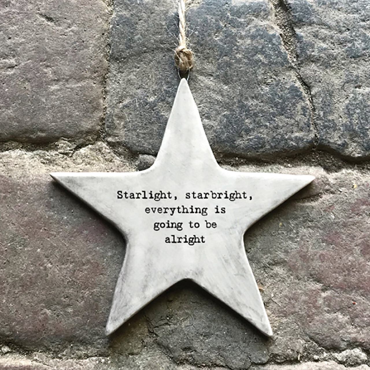 ⭐Emotional Support Rustic Hanging Star Ornament🎁