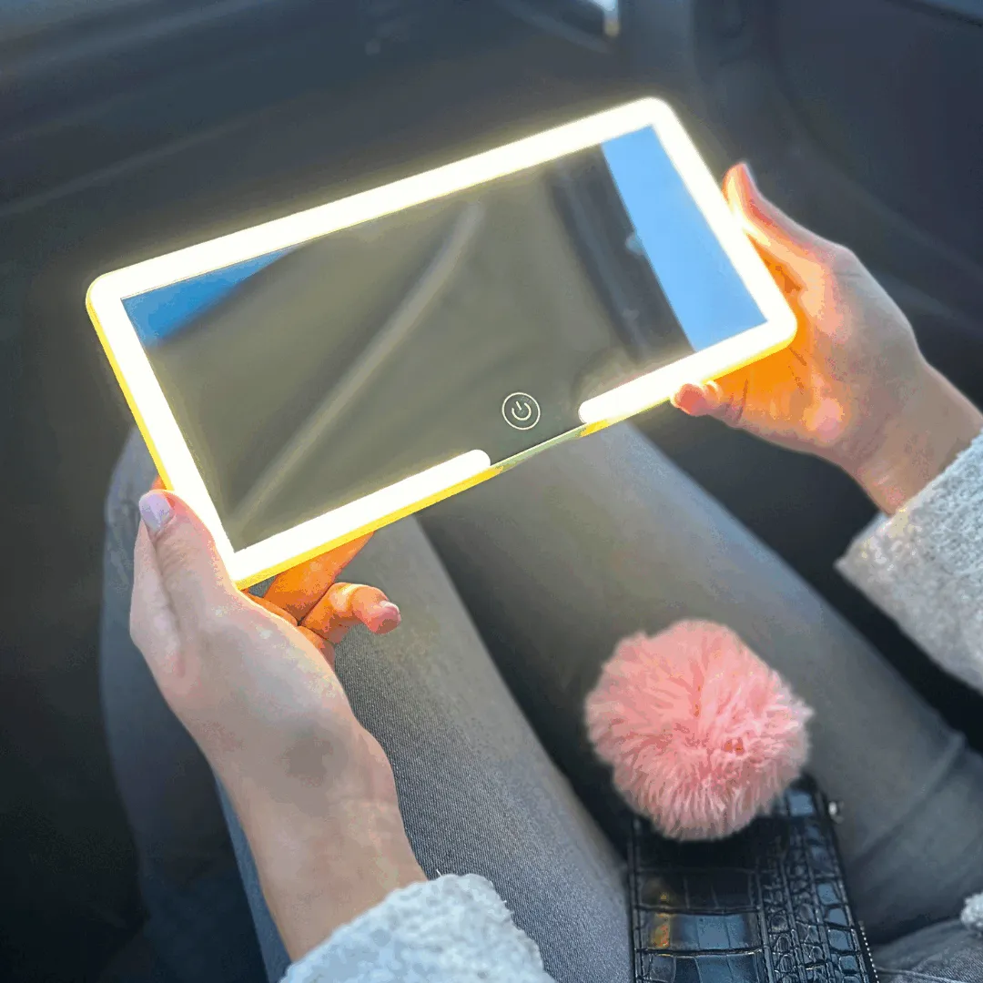 Car Sun Visor LED Cosmetic Mirror