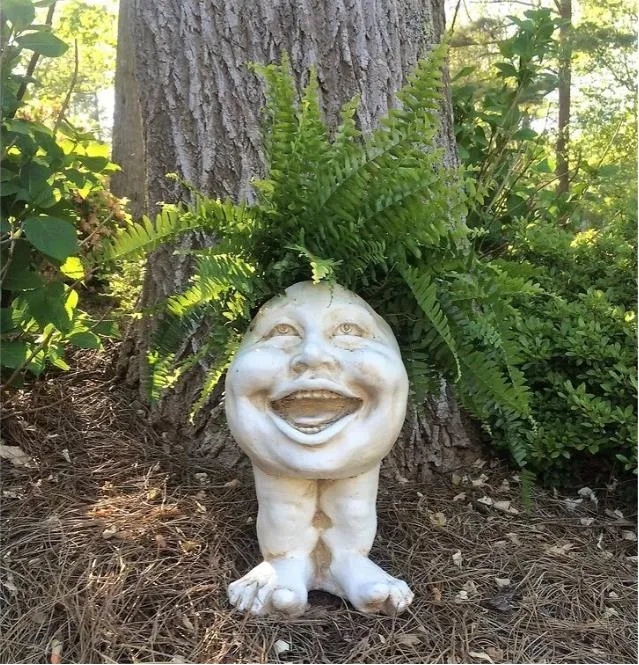 🔥BUY 2 FREE SHIPPING🔥Mugglys Face Statue Planter