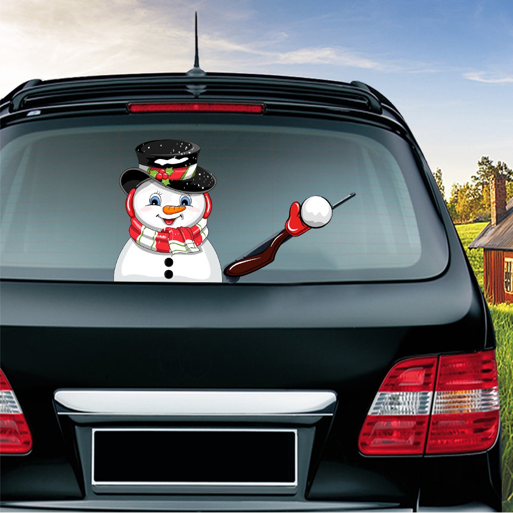 (🔥Hot Sale-40% OFF）2022 Christmas/Halloween Car Wiper Sticker