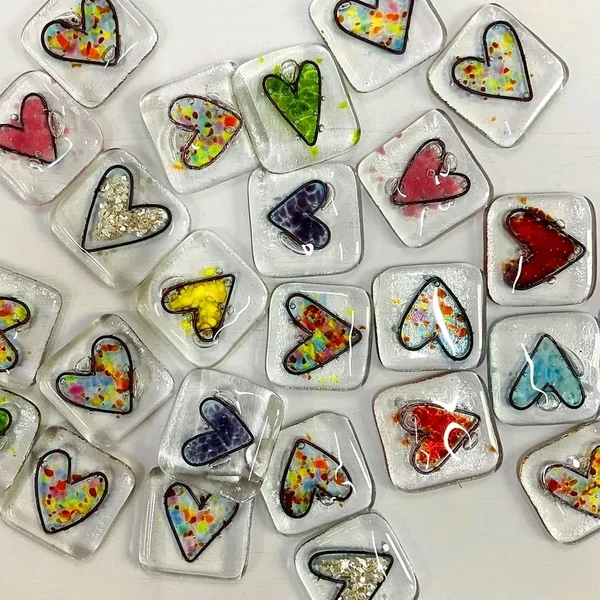 💝Resin Heart Pocket Token