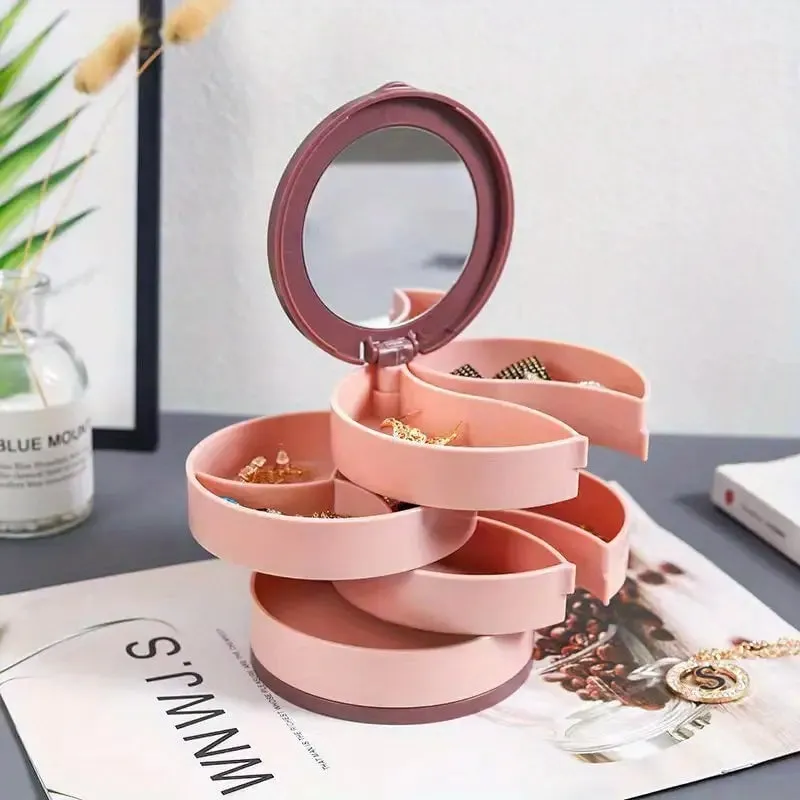 🔥Christmas Hot Sale 75% Off Now🔥4 Layers Rotatable Jewelry Storage Box