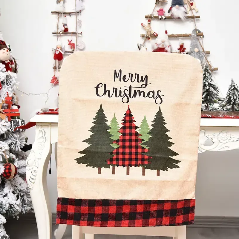 🎅Christmas decoration Cartoon Chair Cover🎄