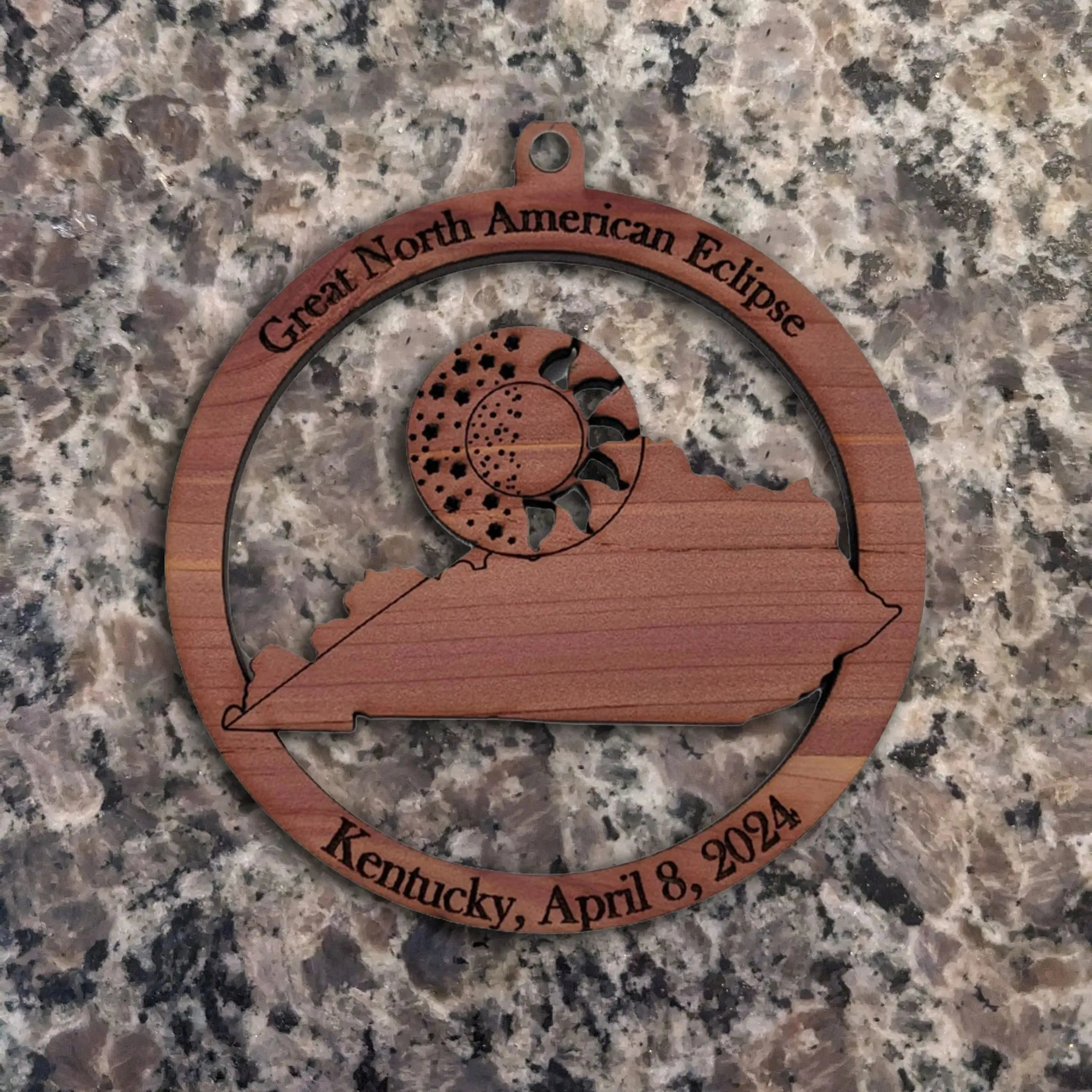 2024 Solar Eclipse Refrigerator Magnet - North American Eclipse Souvenir