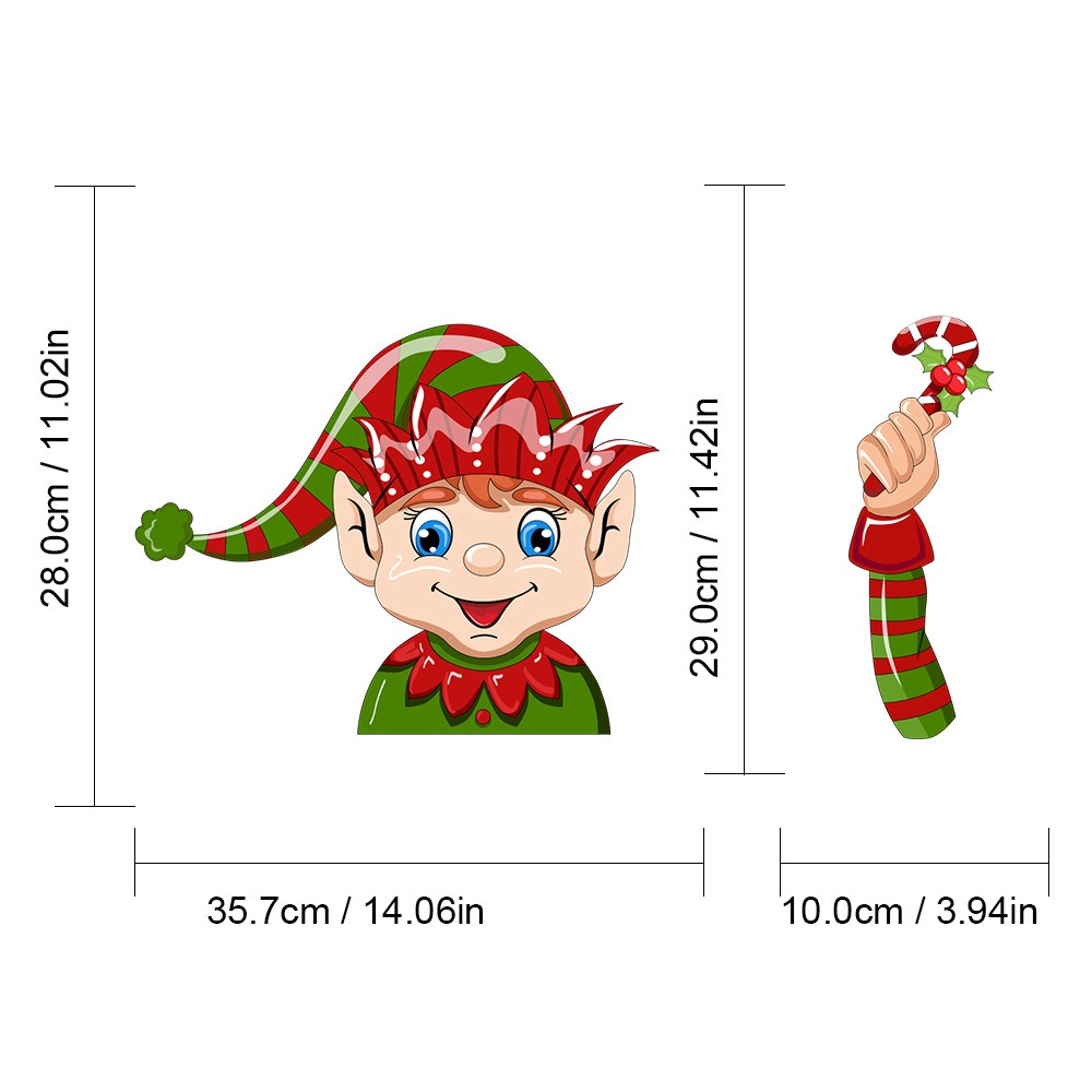 (🔥Hot Sale-40% OFF）2022 Christmas/Halloween Car Wiper Sticker