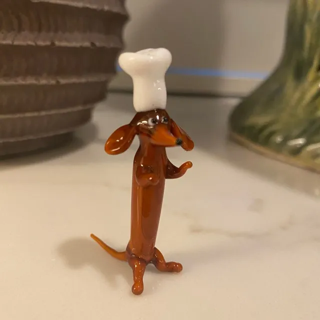 Funny Dachshund Statue