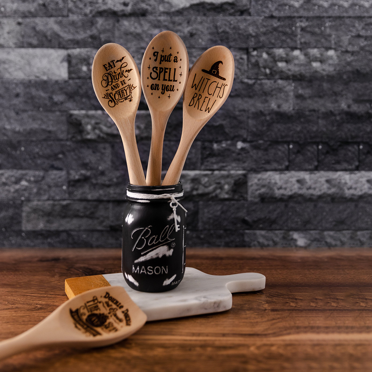 🧙‍♀️Witch's Brew Wood Spoon