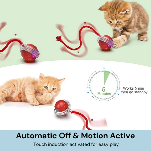 💥New Year Gift Sale 60% OFF💥Interactive Pet Tail Ball 🐾