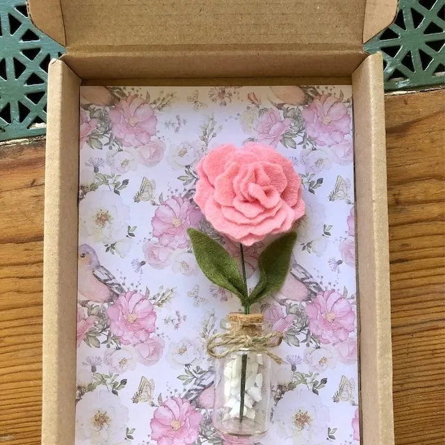 🌻Mini Felt Flowers Set-Mother Gift