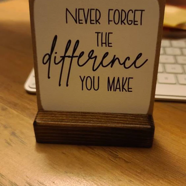 🎁Appreciation Gift - Never Forget The Ddifference You Make