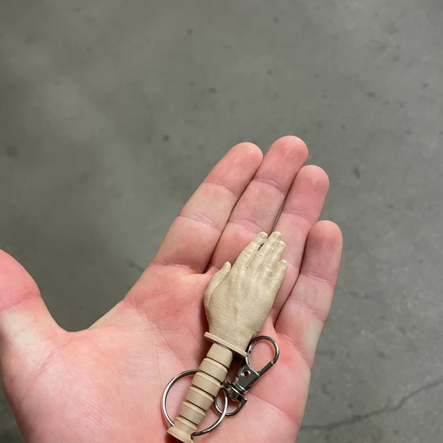 🎁Knife Hand Keychain - Great Military gift