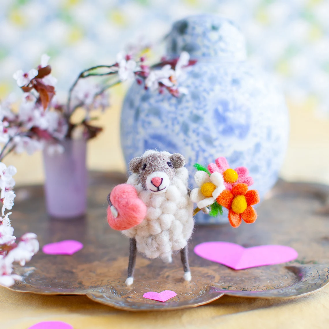 💖Heart And Flowers Sheep