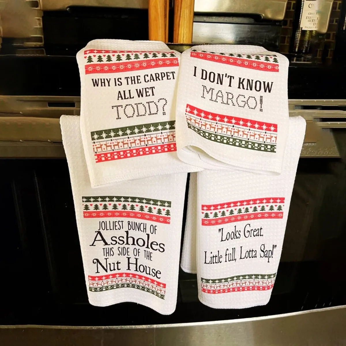 Funny Christmas Vacation Towels