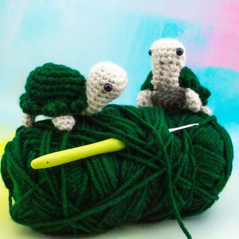 Crochet Travel Turtle Gift Keychain Gifts