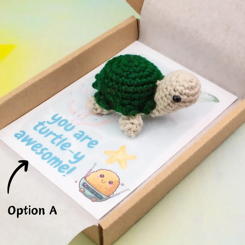 Crochet Travel Turtle Gift Keychain Gifts