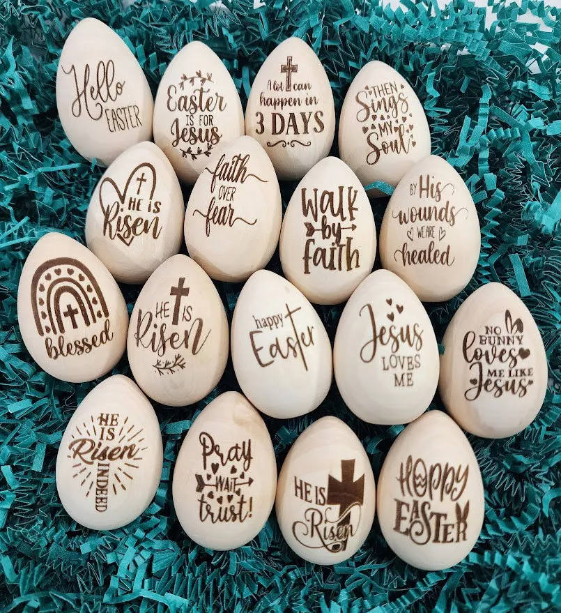 🐰Wooden Easter Eggs🎁