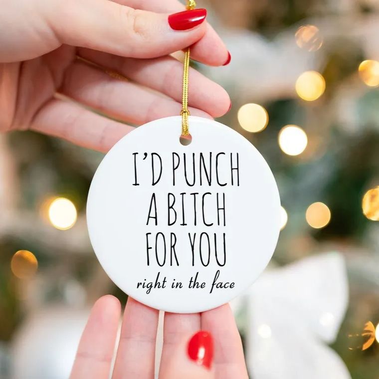 💕True Friends Are Nerver Apart, Christmas Hanging Ornament🎅