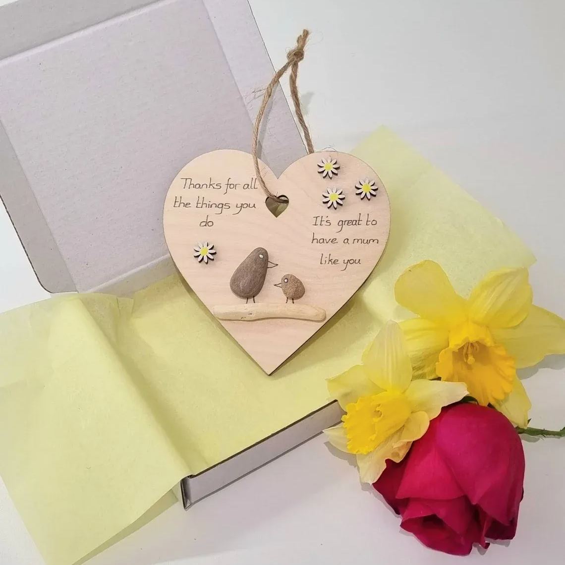 Wooden Heart Decoration