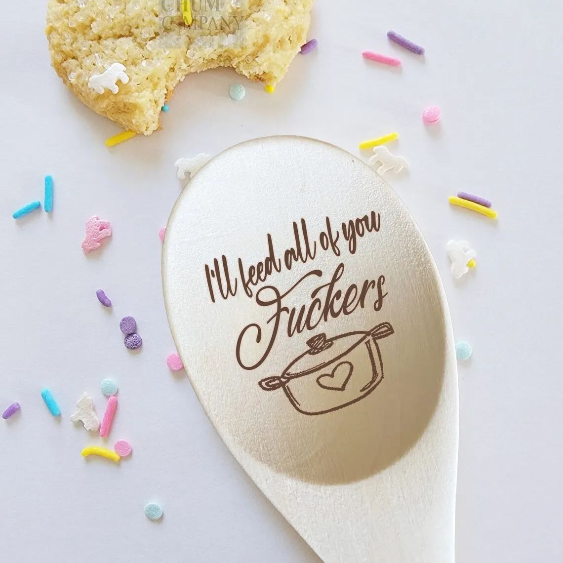 Laser Engraved Funny Wood Spoons🤣