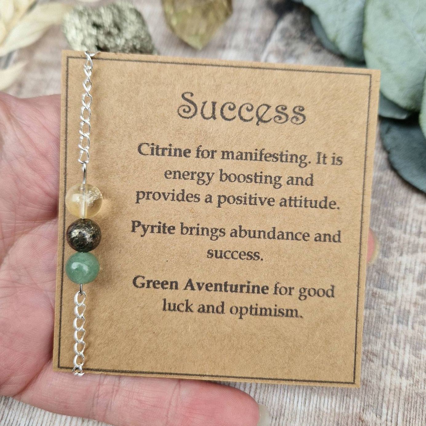 💕Emotional Support Gemstone Bracelet✨