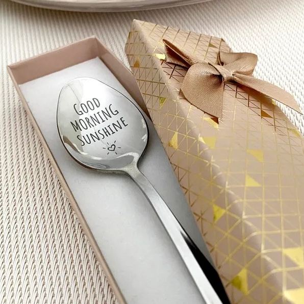 Engraved Gift Coffee Spoon